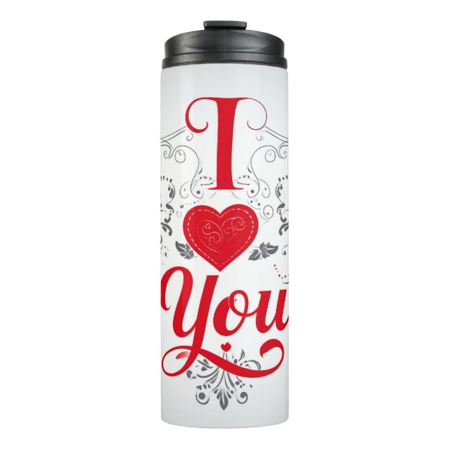 Bouteilles Isothermes je t'aime (Devant)