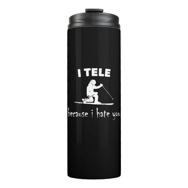 Bouteilles Isothermes Je Téléphone Parce Que Je Te Déteste (Devant)