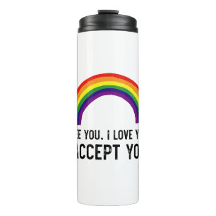 Bouteilles Isothermes Je vois je t'aime je t'accepte Gay Pride LGBT T-Sh