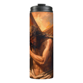 Bouteilles Isothermes Jesus Carries The Cross Thermal Tumbler