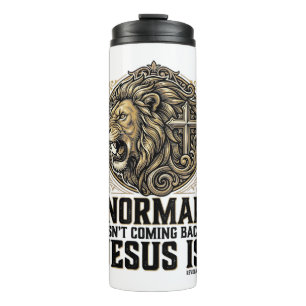 Bouteilles Isothermes Jésus Revient Croix Lion Chemise Chrétienne