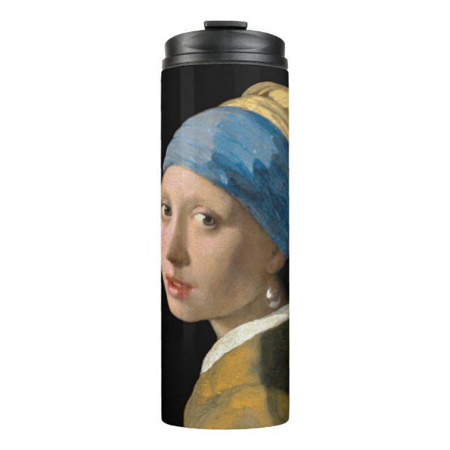 Bouteilles Isothermes Johannes Vermeer - Fille avec une oreille perle (Devant)