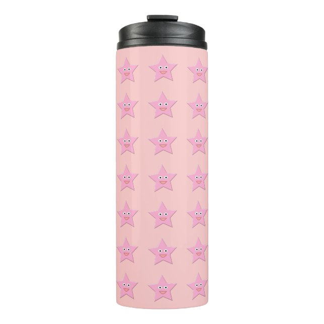 Bouteilles Isothermes Joli caisson thermique étoile rose (Devant)