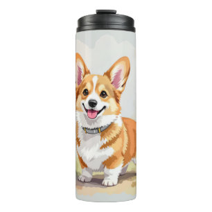 Bouteilles Isothermes Joli chien Pembroke Welsh Corgi rouge