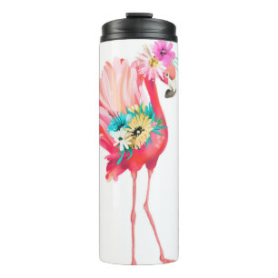 Bouteilles Isothermes Joli et beau flamand rose mexicaine oiseau avec