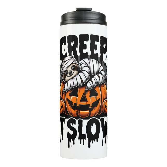 Bouteilles Isothermes Joli Halloween Sloth (Devant)