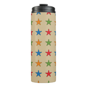 Bouteilles Isothermes Joli jeu de caricature coloré Starfish
