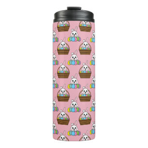 Bouteilles Isothermes Joli lapin coloré Pâques Motif de la chasse aux oe