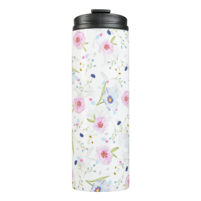 Bouteilles Isothermes Joli motif floral (Devant)