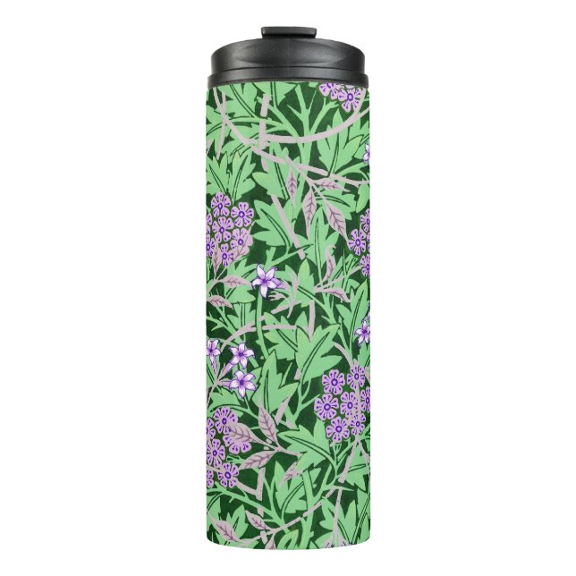 Bouteilles Isothermes Joli motif floral pourpre (Devant)