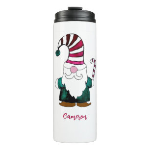 Bouteilles Isothermes Joli Noël Gnome Fête Illustré À La Main
