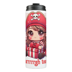 Bouteilles Isothermes Joli pirate de la Saint-Valentin