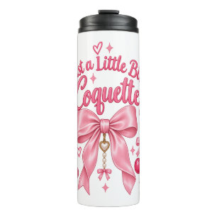 Bouteilles Isothermes Joli Ruban Coquette Rose Féminin Esthétique