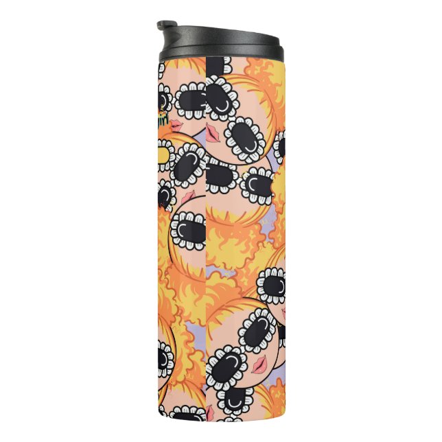 Bouteilles Isothermes jolie fille blonde (Tourné sur la droite)