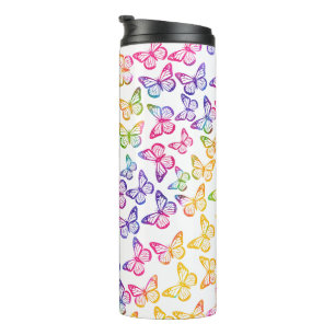 Bouteilles Isothermes Jolie fille Bright Butterfly Motif Iridescente