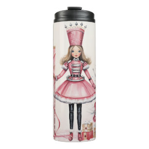 Bouteilles Isothermes Jolie fille Noisette Rose Noël