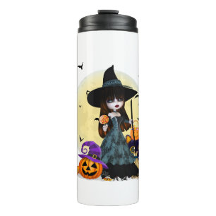 Bouteilles Isothermes Jolie sorcière d'Halloween