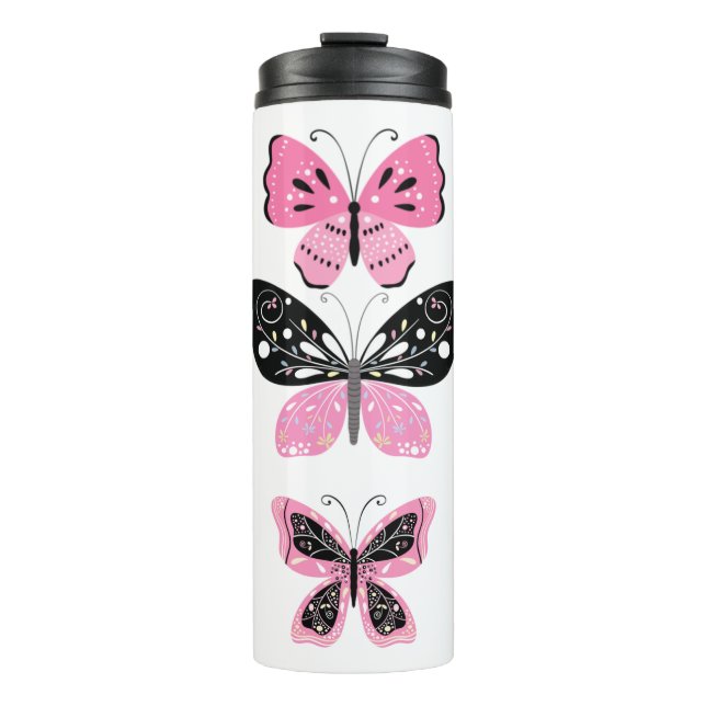 Bouteilles Isothermes Jolies papillons (Devant)