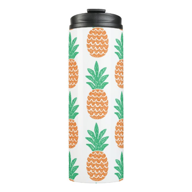 Bouteilles Isothermes Jouer à l'ananas : Plaisir Motif amusant. (Devant)