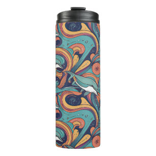 Bouteilles Isothermes Jouer Dolphins Motif - Design inspiré de l'océan