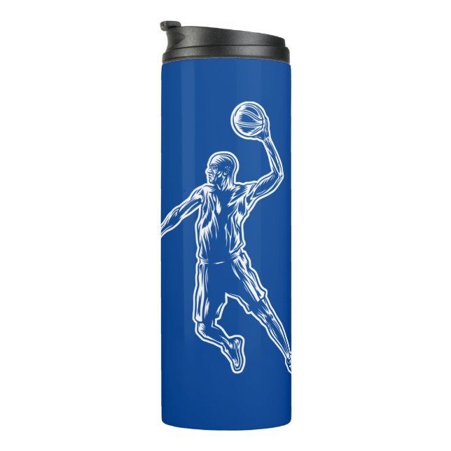 Bouteilles Isothermes Joueur de basket-ball Slam Dunk Light Design (Tourné sur la droite)