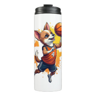 Bouteilles Isothermes Joueur  de  basketball  Chihuahua  Sport  Dunk  Co