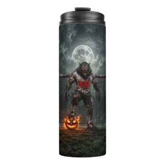 Bouteilles Isothermes Joueur de football Loup-Garou Art Horreur Hallowee