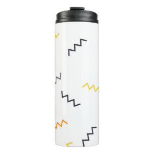 Bouteilles Isothermes Joueuse, colorée, tendance, moderne zigzags memphi