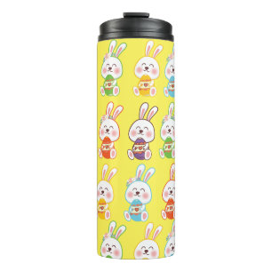 Bouteilles Isothermes Jour de Pâques lapins Motif Température Tumbler