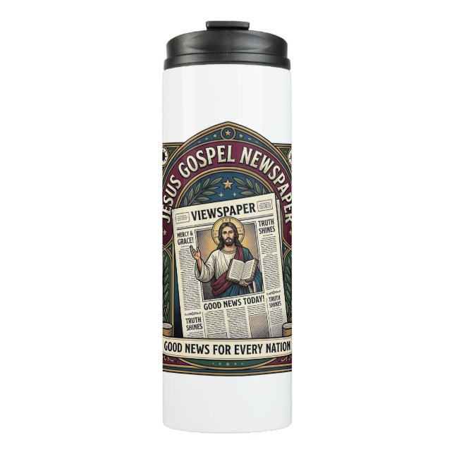 Bouteilles Isothermes Journal de l'Évangile de Jésus Journal chrétien F (Devant)