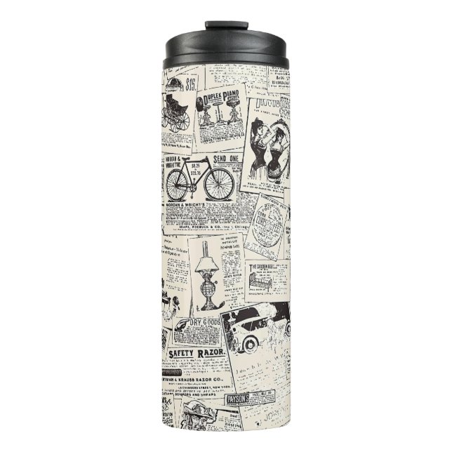 Bouteilles Isothermes Journal vintage (Devant)