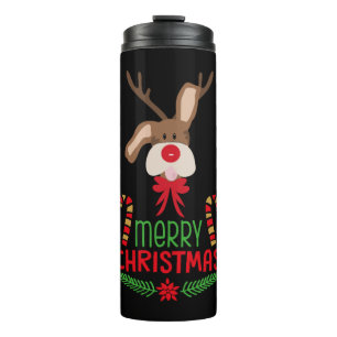 Bouteilles Isothermes Joyeuse chemise de Noël, Rudolph-Noël