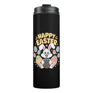 Bouteilles Isothermes Joyeuses Pâques 2025 Œufs Lapin Mignon