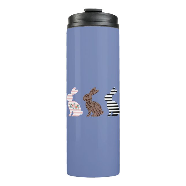 Bouteilles Isothermes Joyeuses Pâques Léopard de Pâques Lapin Mignon  (Devant)