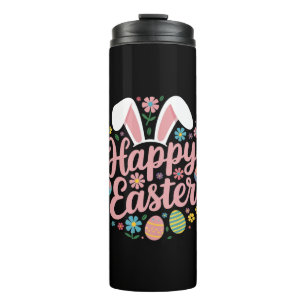 Bouteilles Isothermes Joyeuses Pâques oeuf lapin