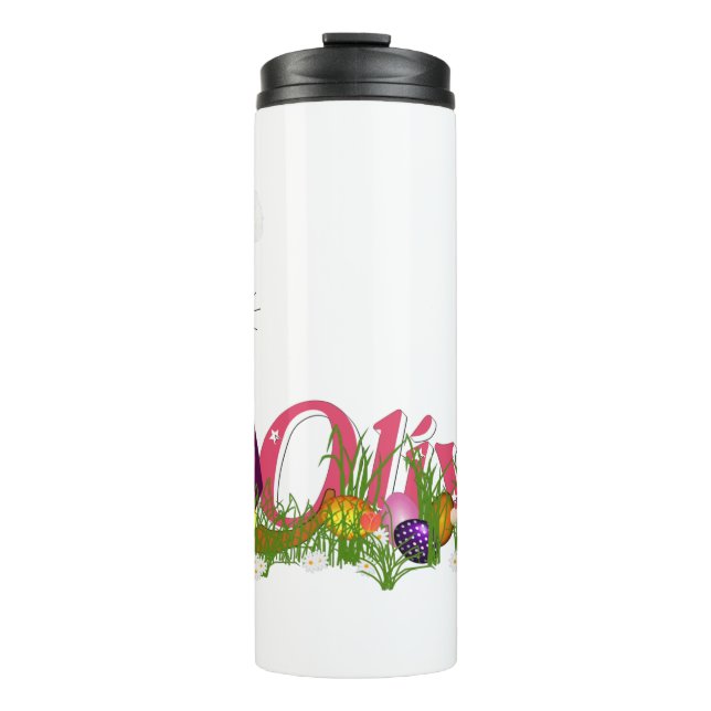Bouteilles Isothermes Joyeuses Pâques Oliver la Loutre (Devant)