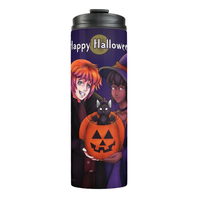 Bouteilles Isothermes Joyeux costumes d'Halloween (Devant)