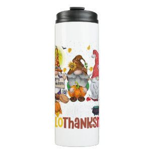 Bouteilles Isothermes Joyeux Hallothanksmas Halloween Thanksgiving