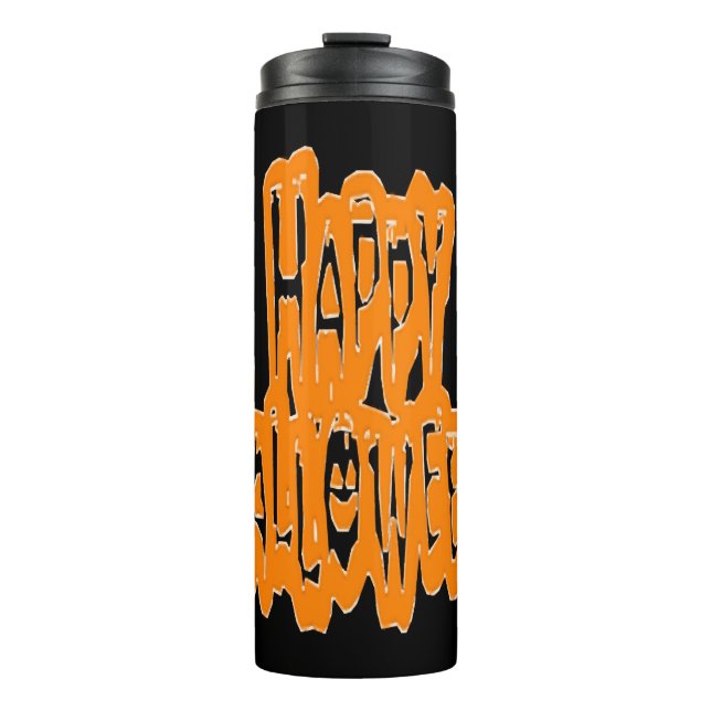 Bouteilles Isothermes Joyeux Halloween (Devant)