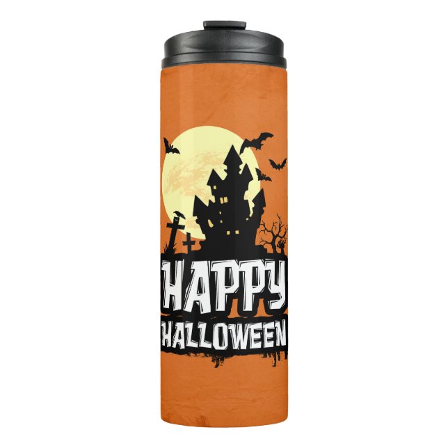 Bouteilles Isothermes Joyeux Halloween (Devant)