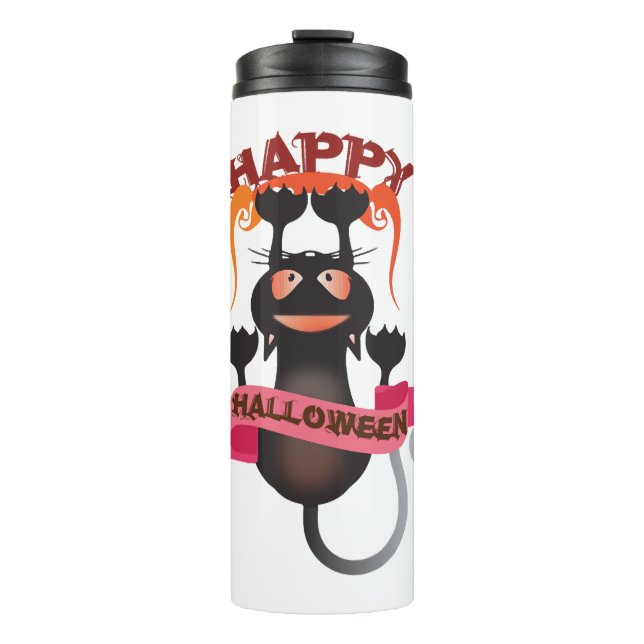 Bouteilles Isothermes Joyeux Halloween (Devant)