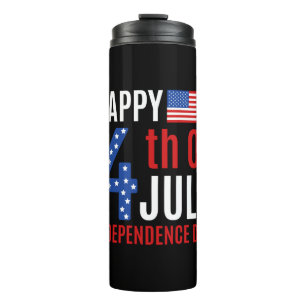 Bouteilles Isothermes Joyeux Jour de l'Indépendance 4 juillet