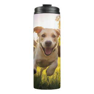 Bouteilles Isothermes Joyeux Labrador Puppy Running