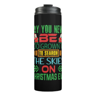 Bouteilles Isothermes Joyeux Noël Le Ciel Le Soir De Noël