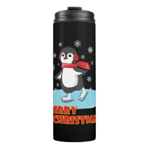 Bouteilles Isothermes Joyeux Noël mignonne Penguin d'hiver