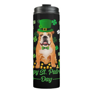 Bouteilles Isothermes Joyeux St Patrick's Day Fier Amour Irlandais Bulld