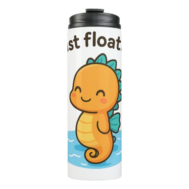 Bouteilles Isothermes Juste Flottant - Cute Seahorse (Devant)
