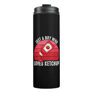 Bouteilles Isothermes Juste un garçon qui aime le ketchup