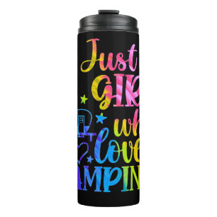 Bouteilles Isothermes Juste une fille qui aime camper