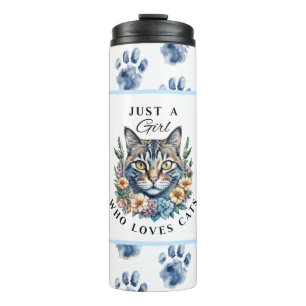 Bouteilles Isothermes Juste une fille qui aime les chats